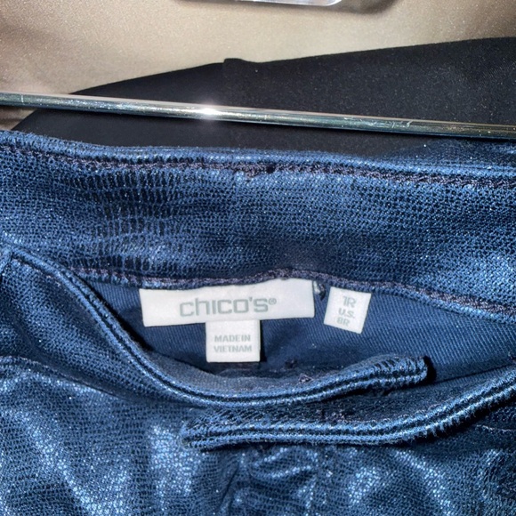 Chico's Deep Blue Boot Cut Jeans - Picture 3 of 8